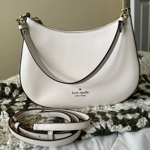 Kate Spade shoulder bag white leather (also crossbody)